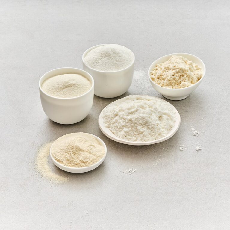 Mélanges fonctionnels dans différents bols